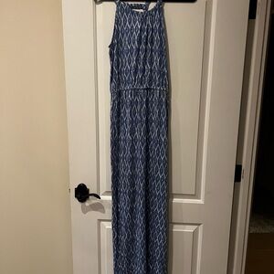 Joie Blue and White maxi dress